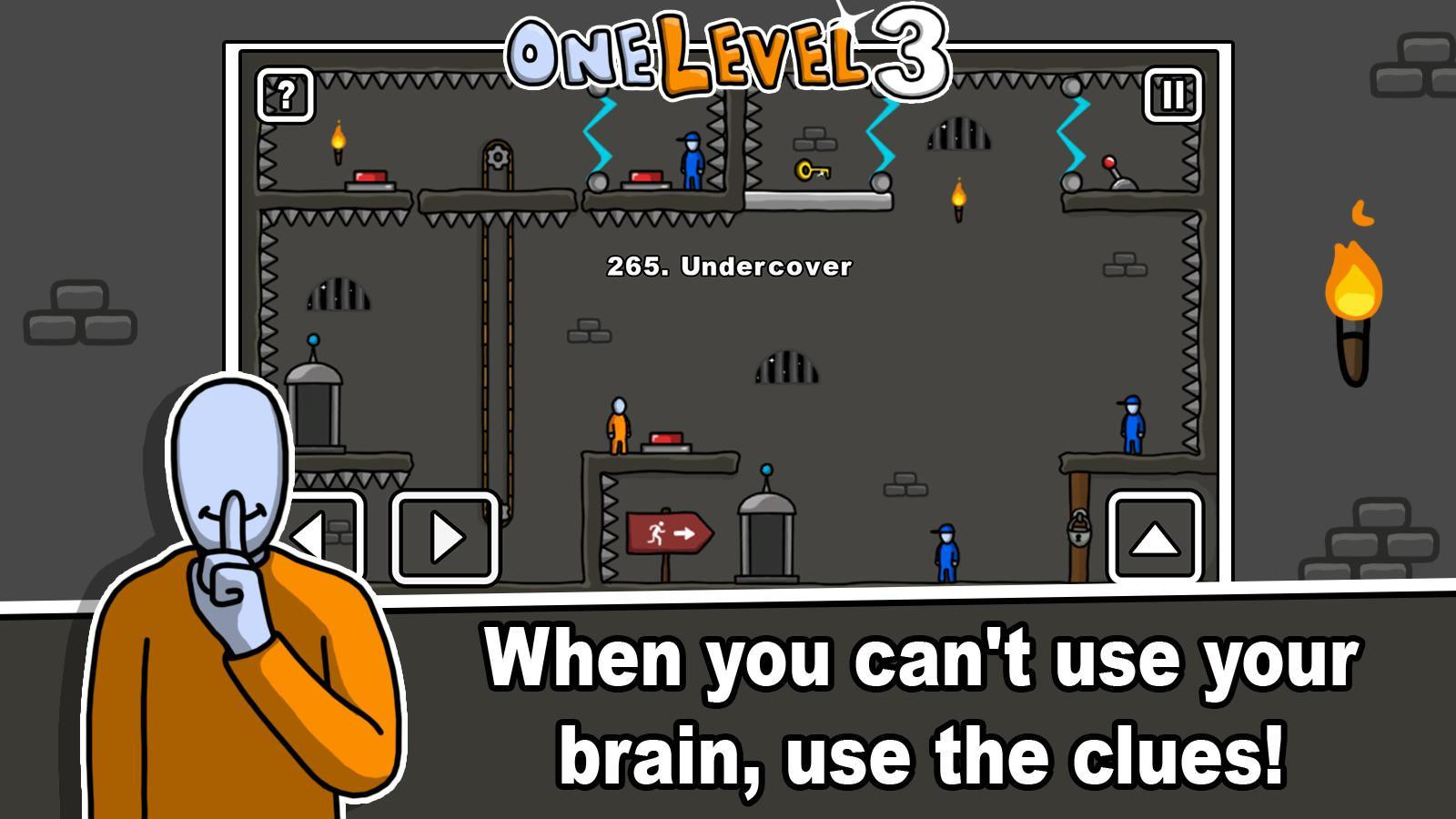 One Level 3: Stickman Jailbreak (itch) - кадр 1
