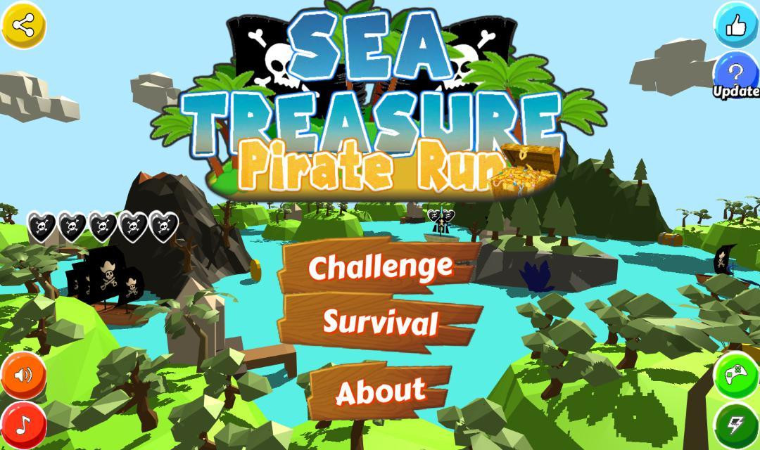 Sea Treasure - Pirate Run (itch) - кадр 1