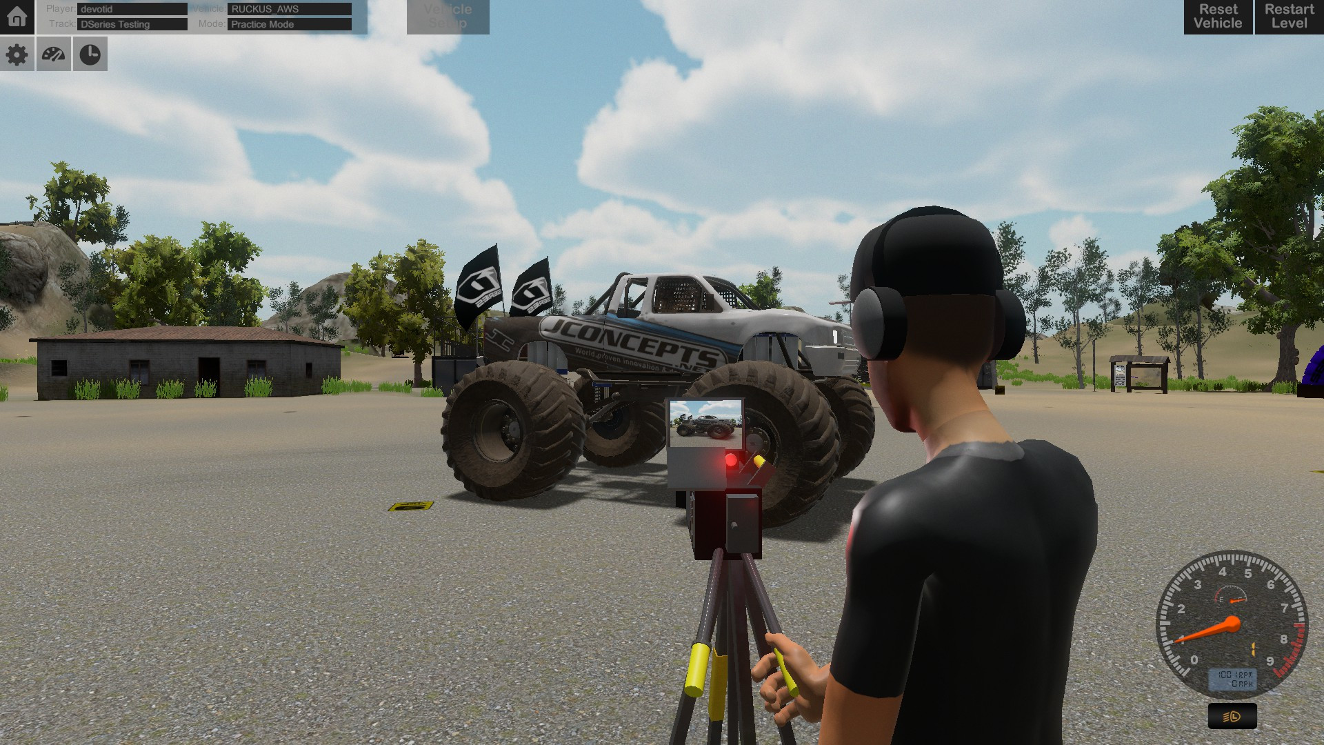 D Series OFF ROAD Driving Simulation - кадр 5