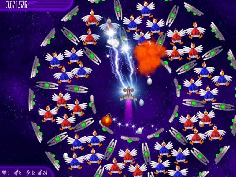Chicken Invaders 4 (itch) - кадр 2