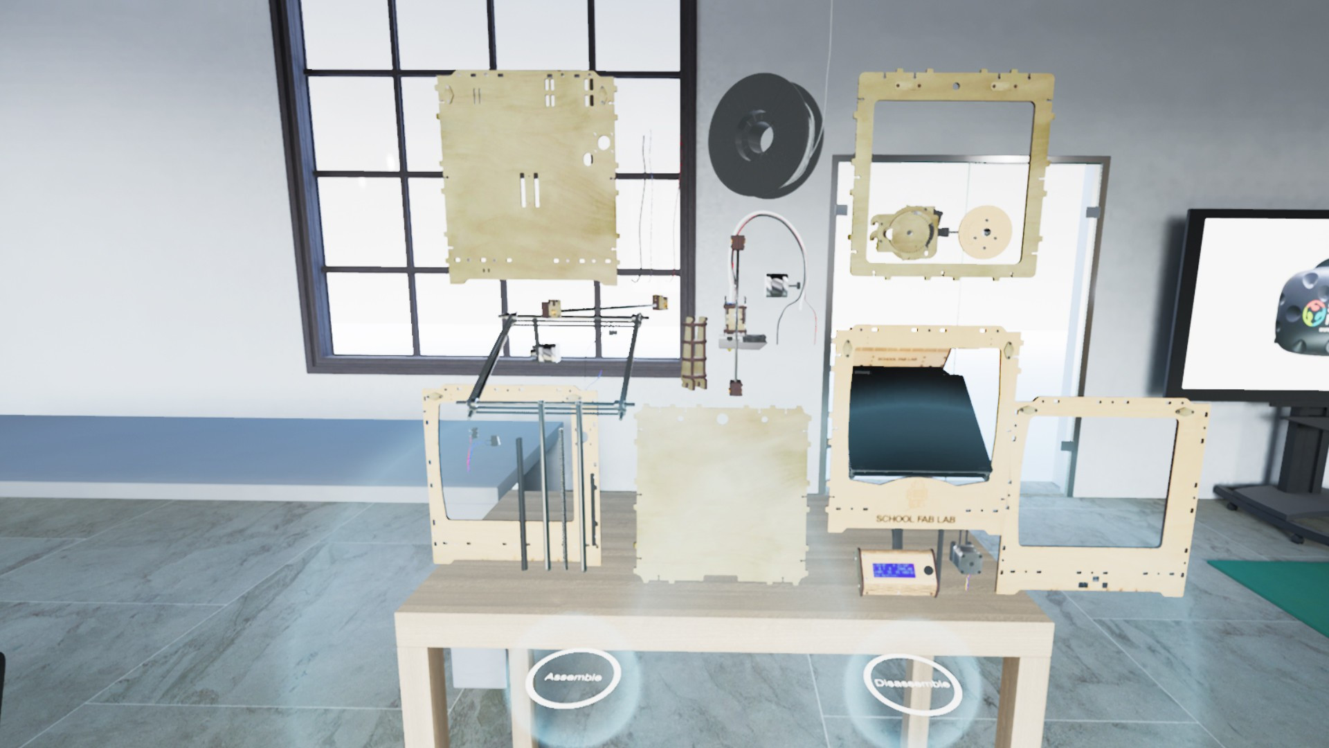 School Fab Lab VR - кадр 3