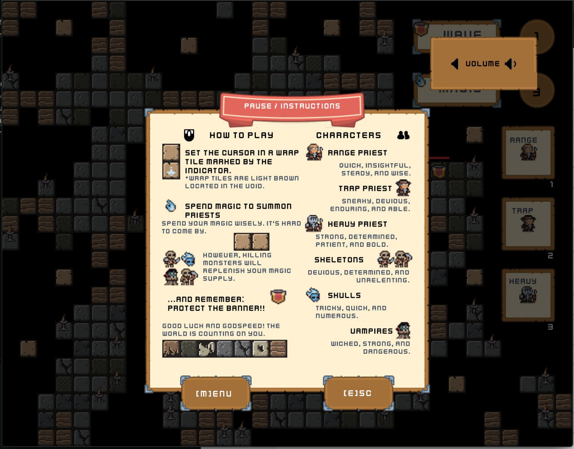 Priests vs Monsters (itch) - кадр 1