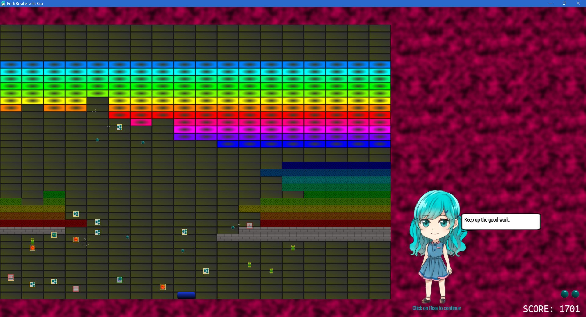 Brick Breaker with Risa - кадр 1