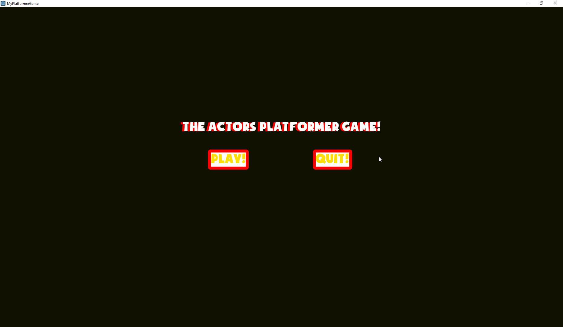 The Actors Platforming Game (itch) - кадр 1