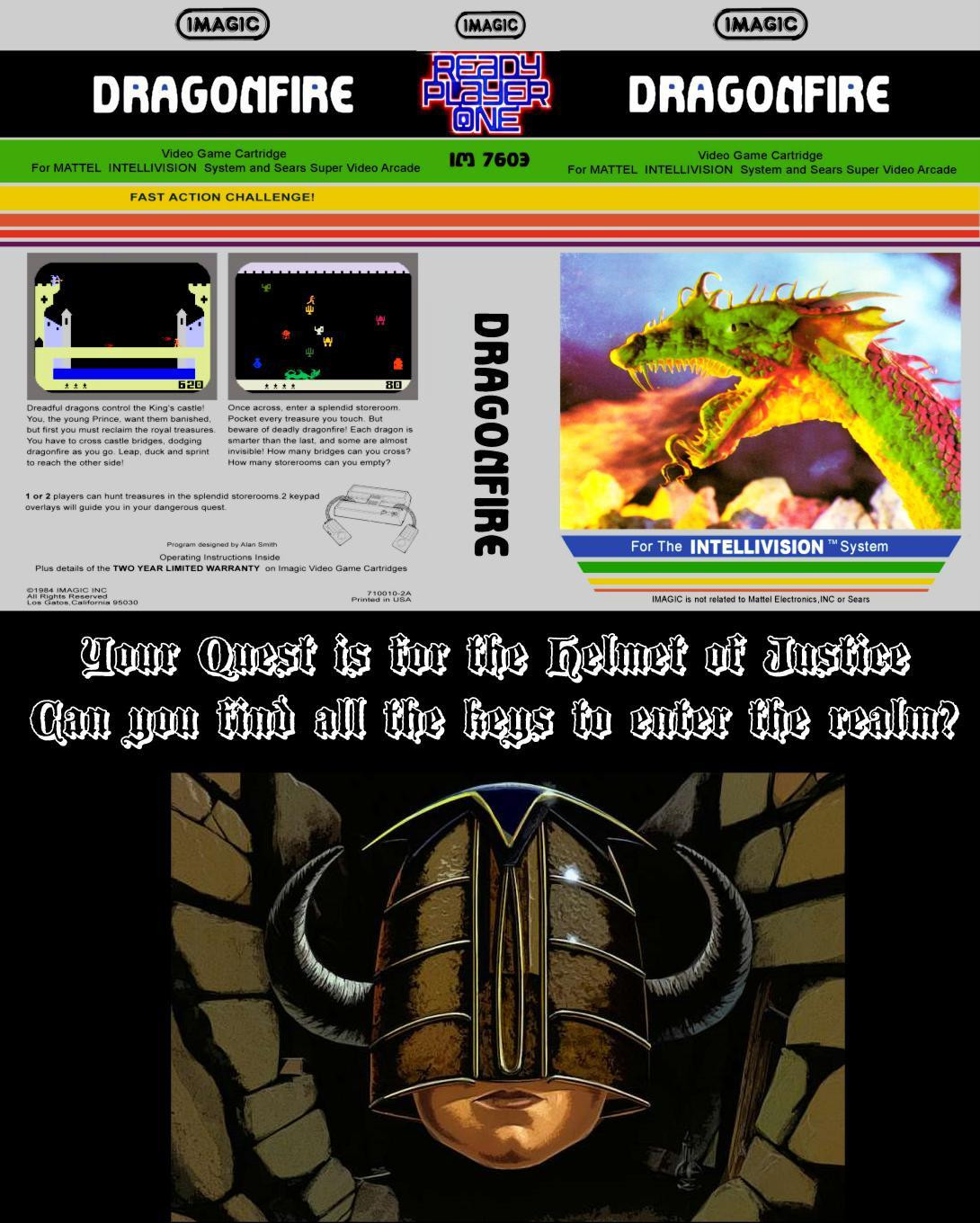Atari 40th competition game 3 - Dragonfire 1982 (itch) - кадр 2