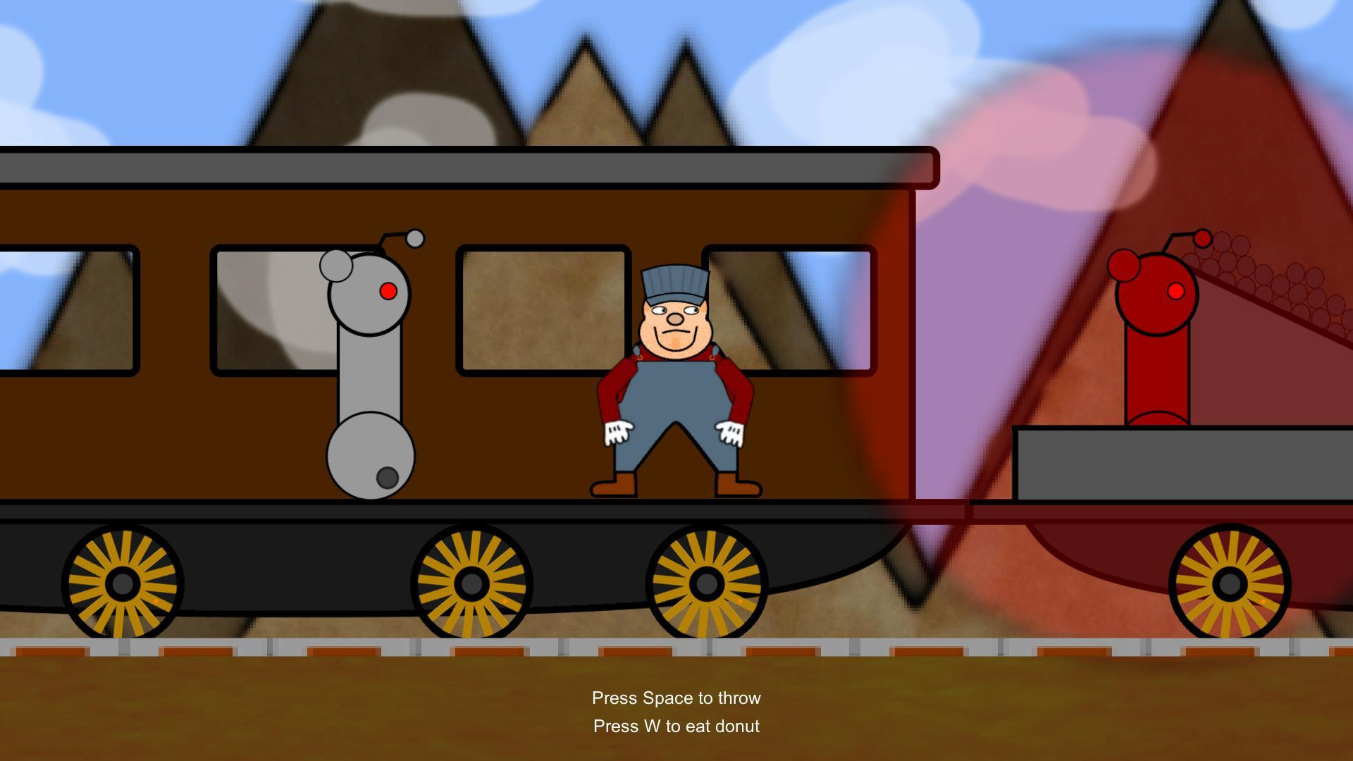 Jerry The Donut Eating Engine Driver (itch) - кадр 2