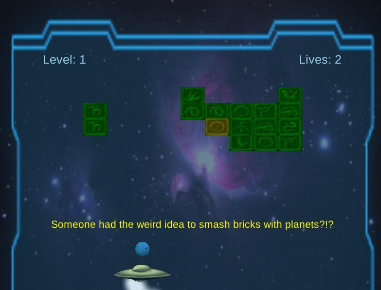 Alien Brick Breaker (itch) - кадр 1