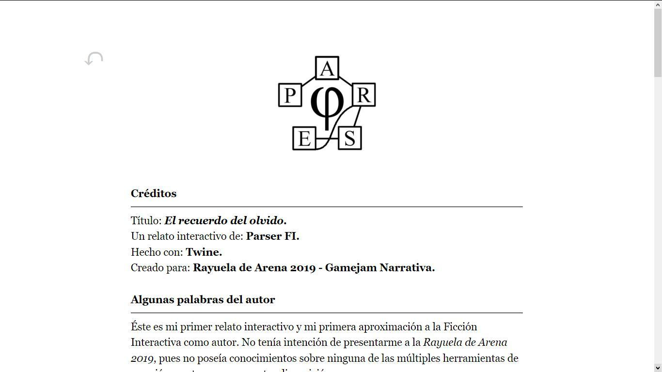 El recuerdo del olvido (itch) - кадр 2