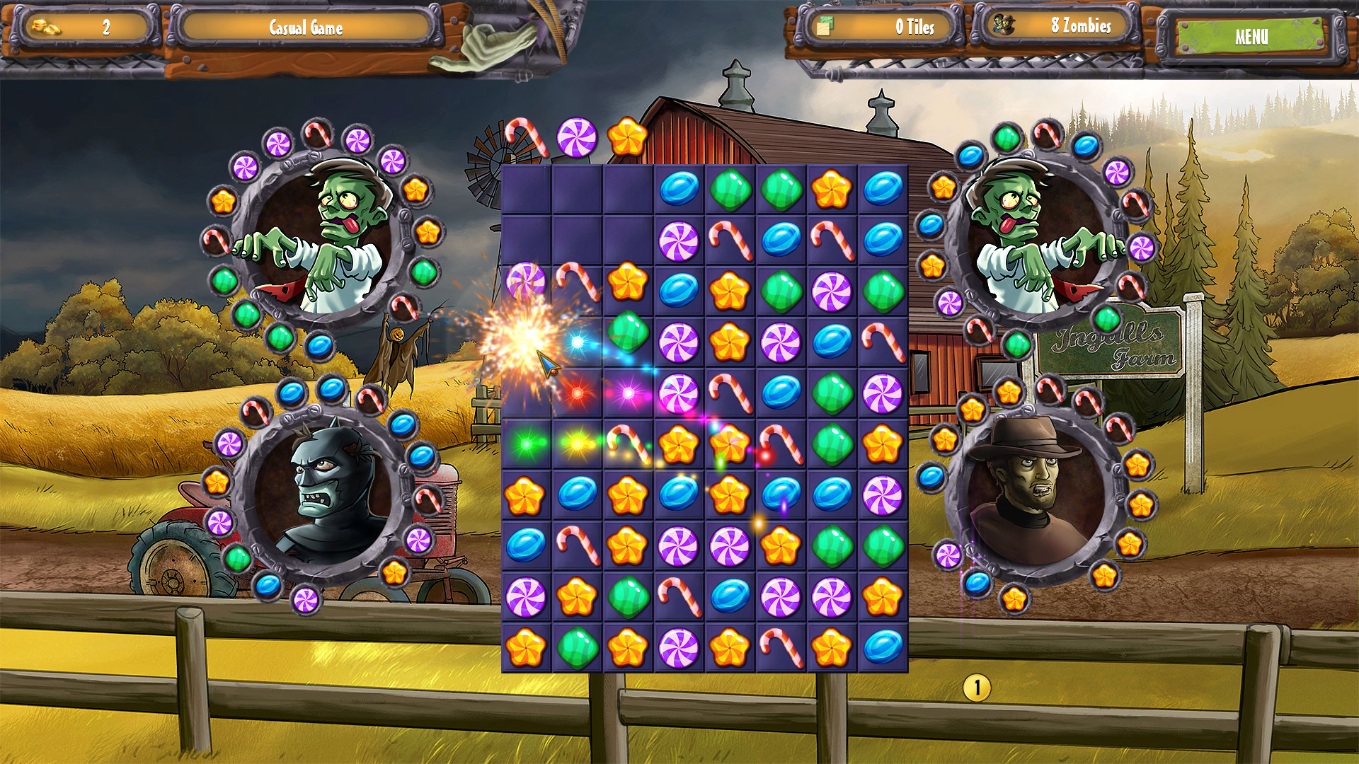 Zombie Solitaire 2 Chapter 1 - кадр 1