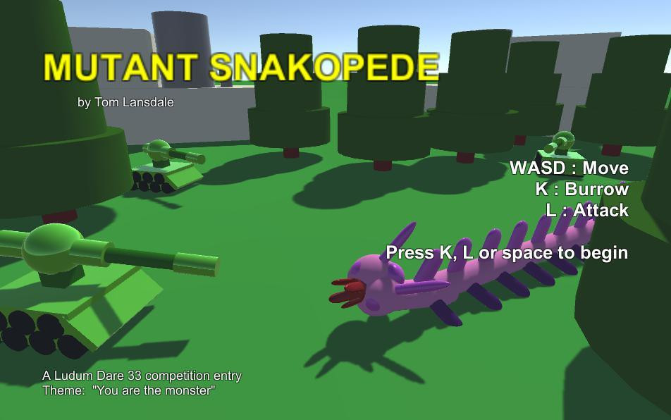 Mutant Snakopede (itch) - кадр 1