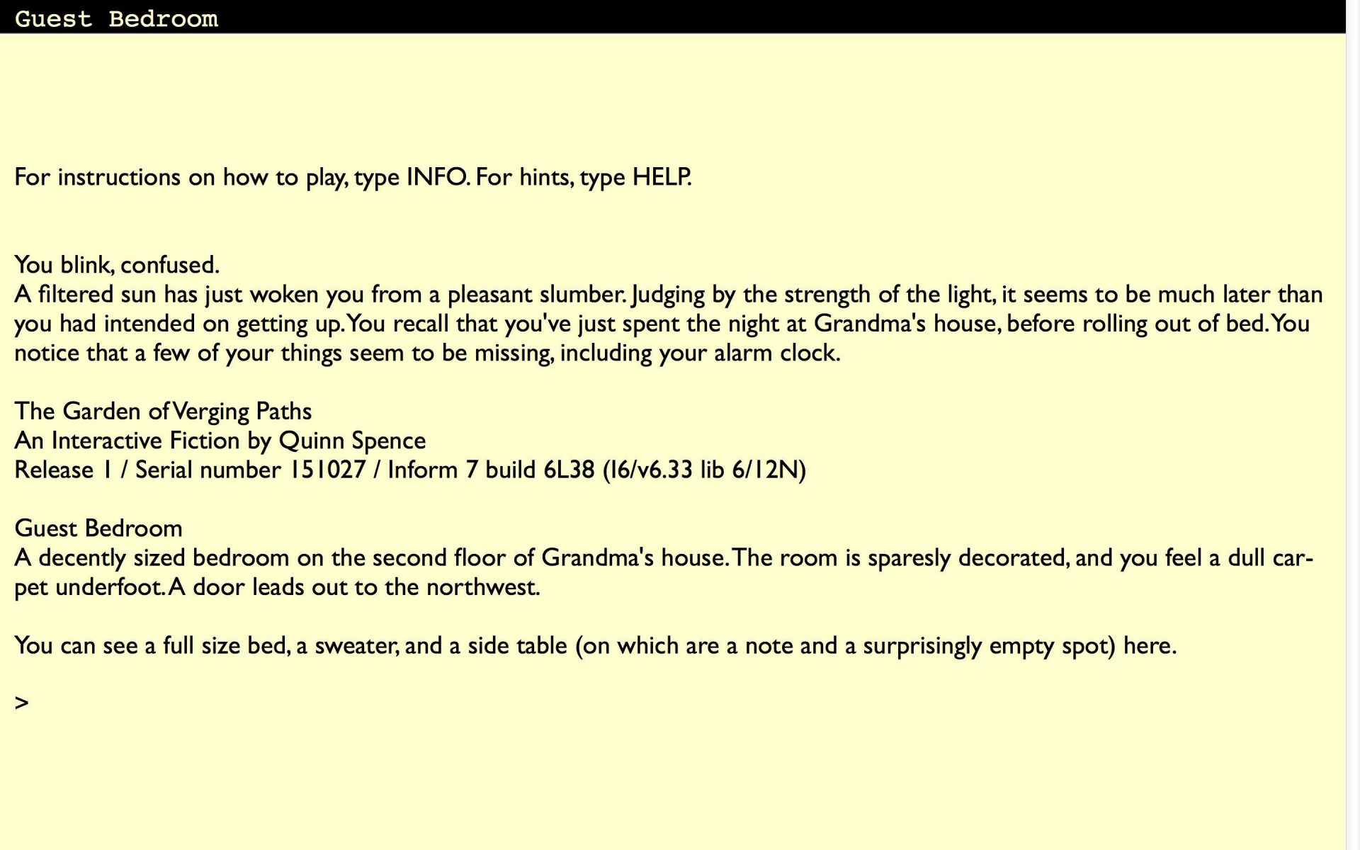 The Garden of Verging Paths (itch) - кадр 1