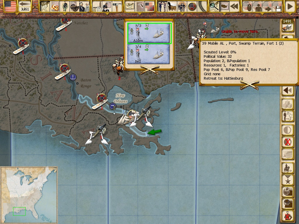 Gary Grigsby's War Between the States - кадр 1