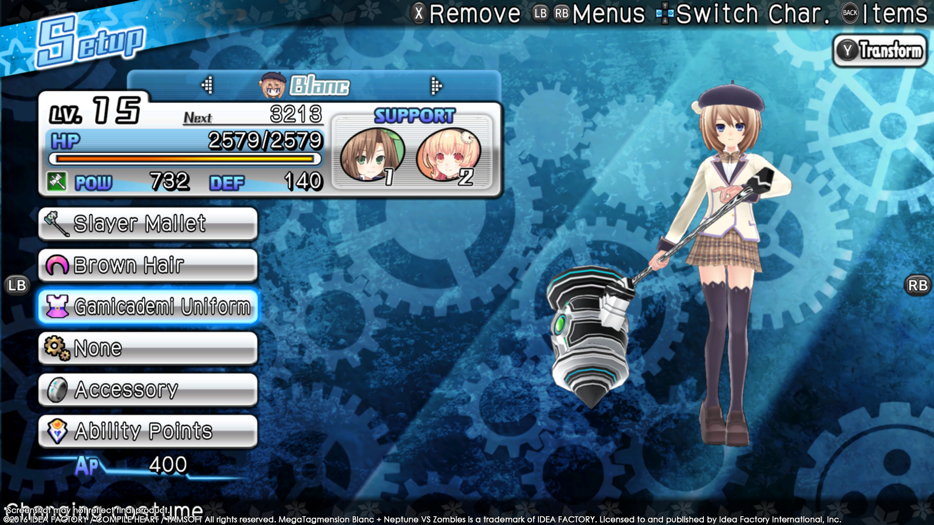MegaTagmension Blanc + Neptune VS Zombies (Neptunia) - кадр 3