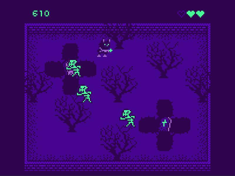 Kitten In The Graveyard (itch) - кадр 1
