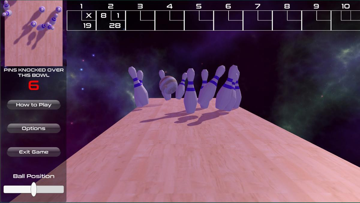 Space Bowling (itch) - кадр 1