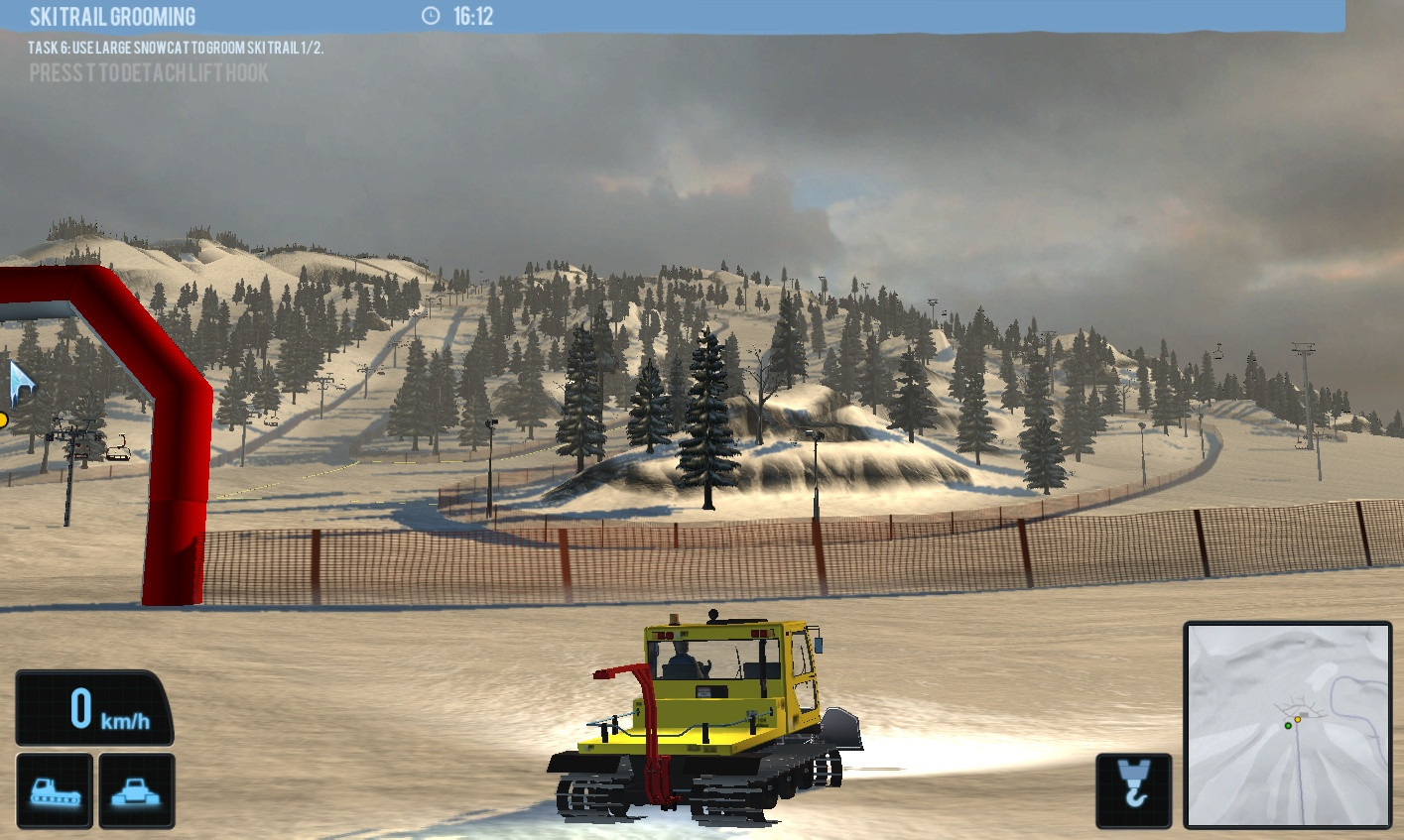 Snowcat Simulator 2011 - кадр 3