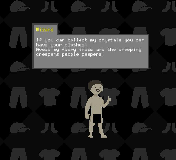 A WIZARD STOLE MY CLOTHES (itch) - кадр 1