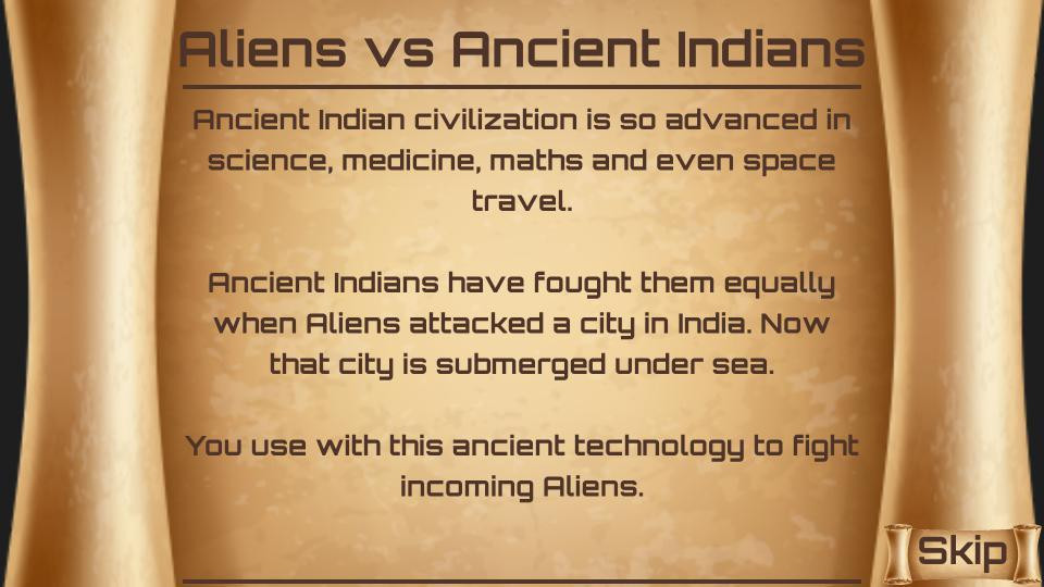 Aliens vs Ancient Indians (itch) - кадр 1