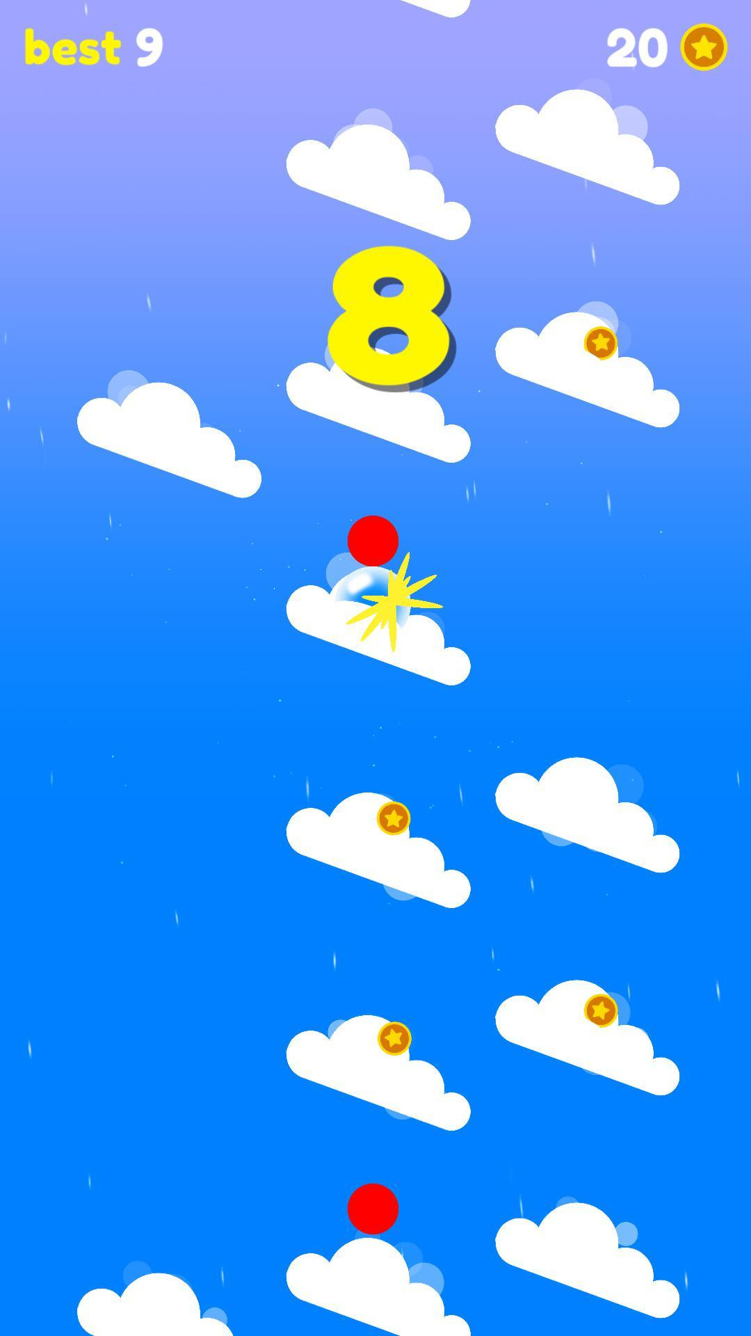 Rain Drop - falling from the sky - Slide rain drop down the clouds (itch) - кадр 1