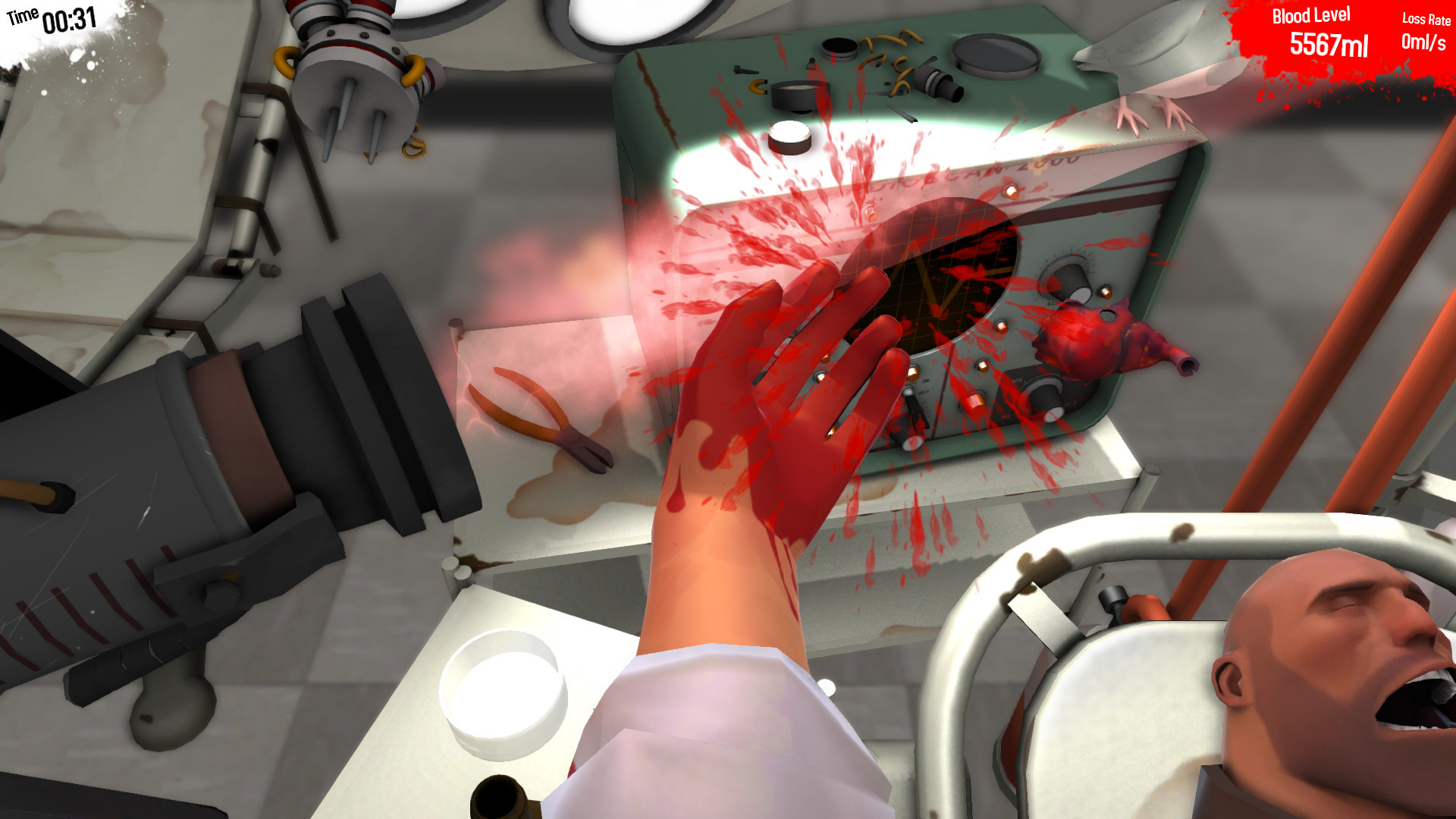 Surgeon Simulator - кадр 8