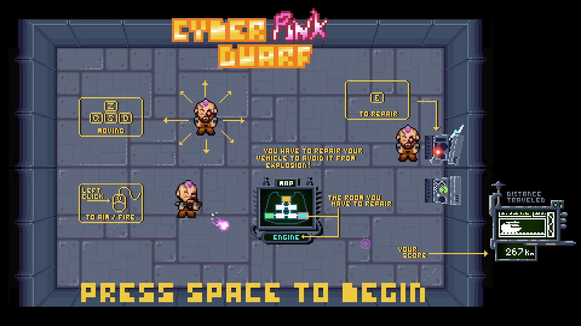 Cyber Pink Dwarf (itch) - кадр 1