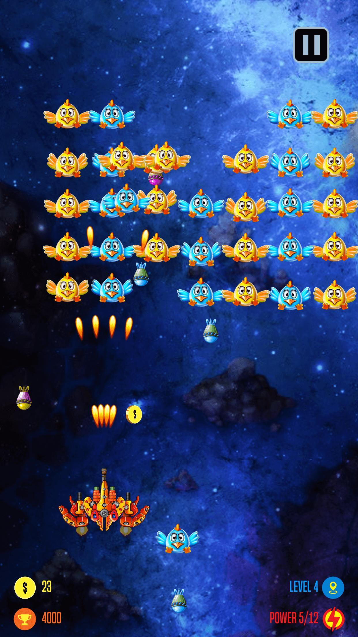 Strike Galaxy Chicken Attack (itch) - кадр 1