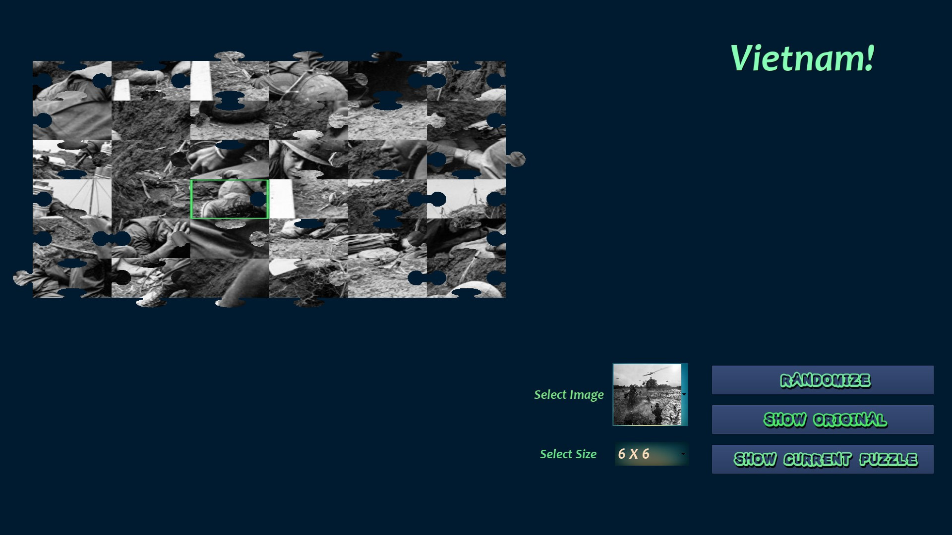 Vietnam War PuZZles - кадр 1