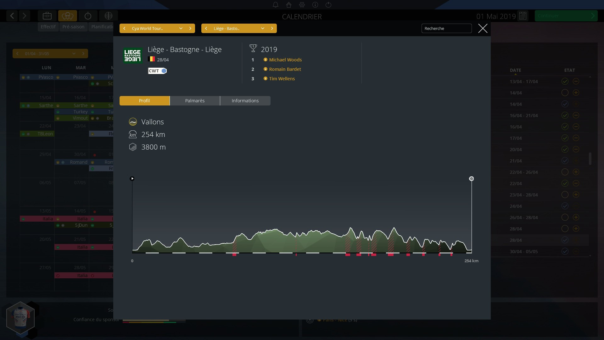 Pro Cycling Manager 2019 - кадр 1