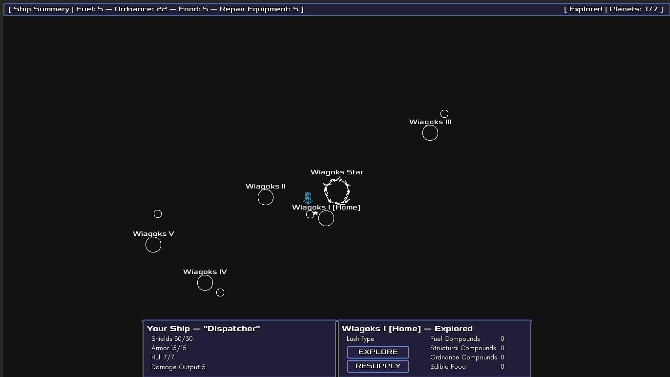 Last-ditch Voyage - Ludum Dare 34 Jam Game - кадр 1