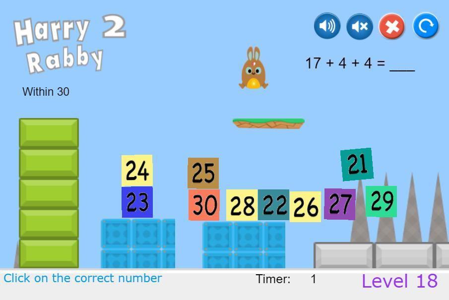 HarryRabby Elementary Math - Adding Three Numbers FREE Edition (itch) - кадр 1
