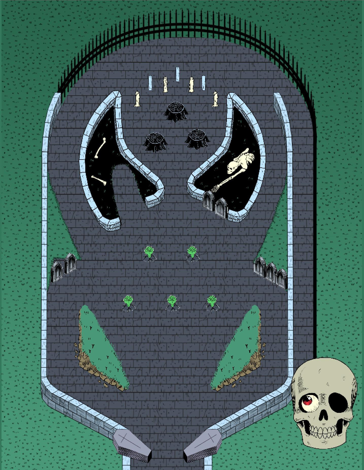 Graveyard 3D Pinball (itch) - кадр 1