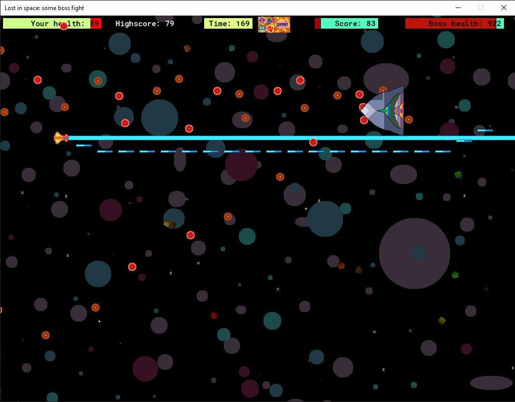 Lost in space: some boss fight (itch) - кадр 1