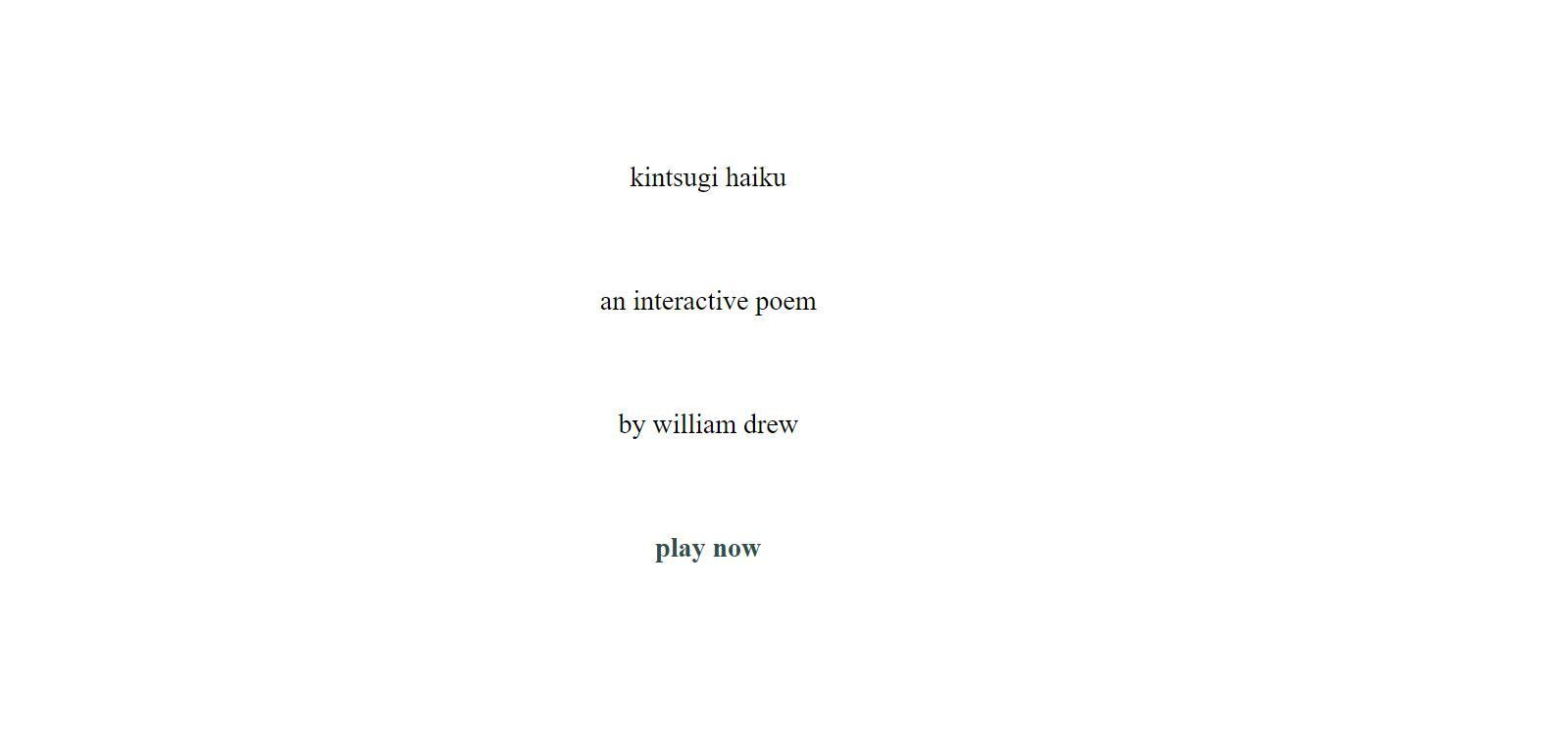 kintsugi haiku (itch) - кадр 1