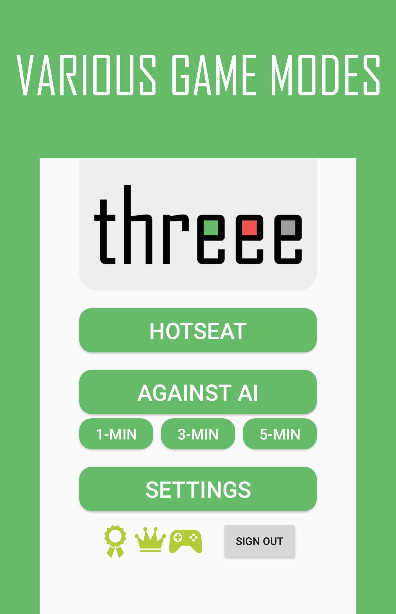 A Tic-Tac-Toe game: threee (itch) - кадр 1