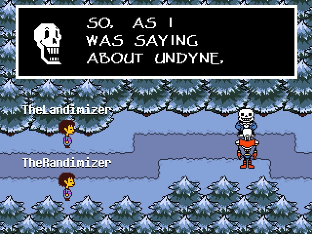 Undertale: Unaltered - Multiplayer Modification (itch) - кадр 1