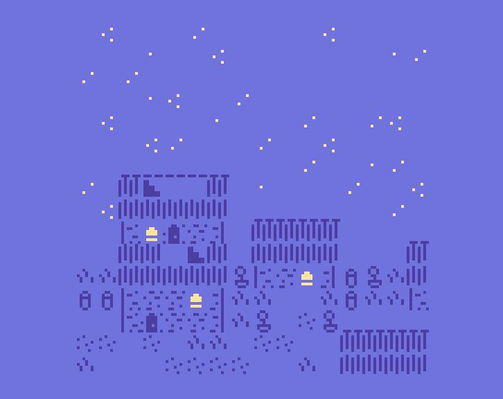 Night sky sketch (itch) - кадр 1