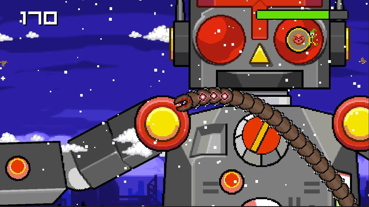 Super Mega Worm Vs Santa - кадр 3
