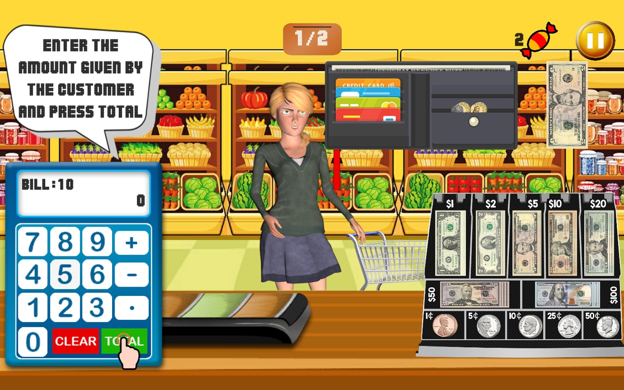 Supermarket Store Cashier – Kids Shopping Game (itch) - кадр 1