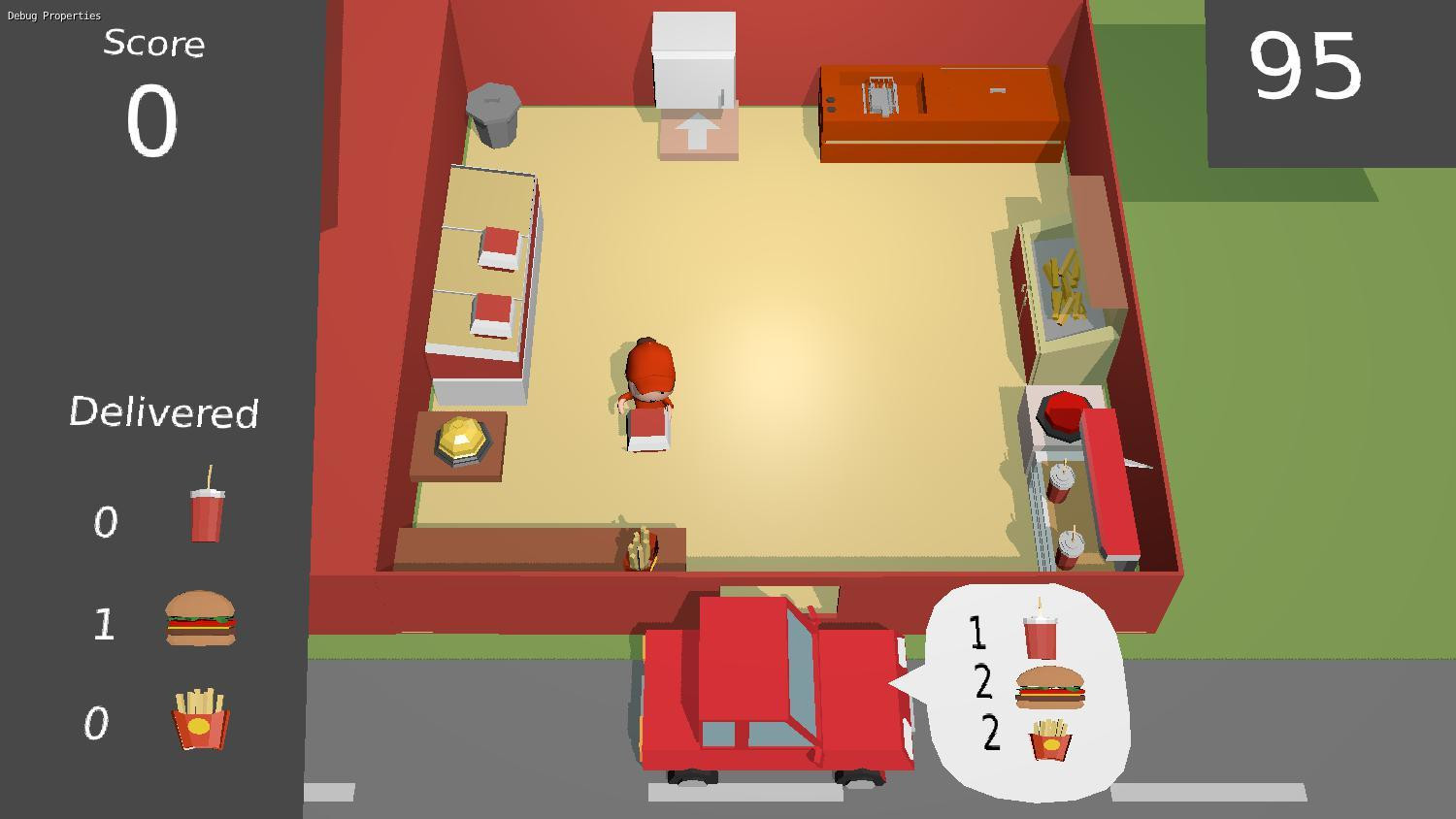 Simone's Burger Dash (itch) - кадр 1