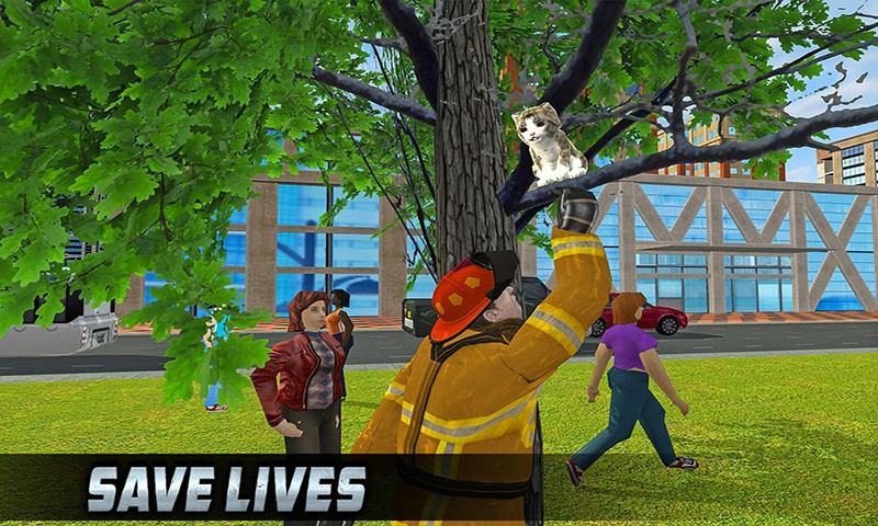 FireFighter ATV Bike: Helicopter Rescue 2018 (itch) - кадр 1