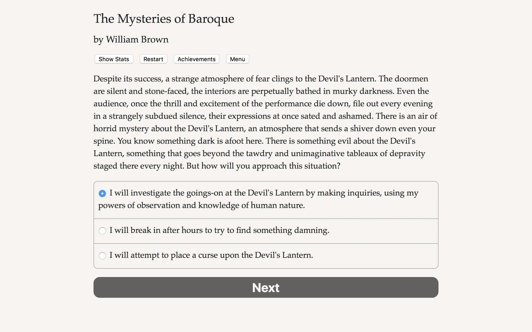 The Mysteries of Baroque - кадр 1
