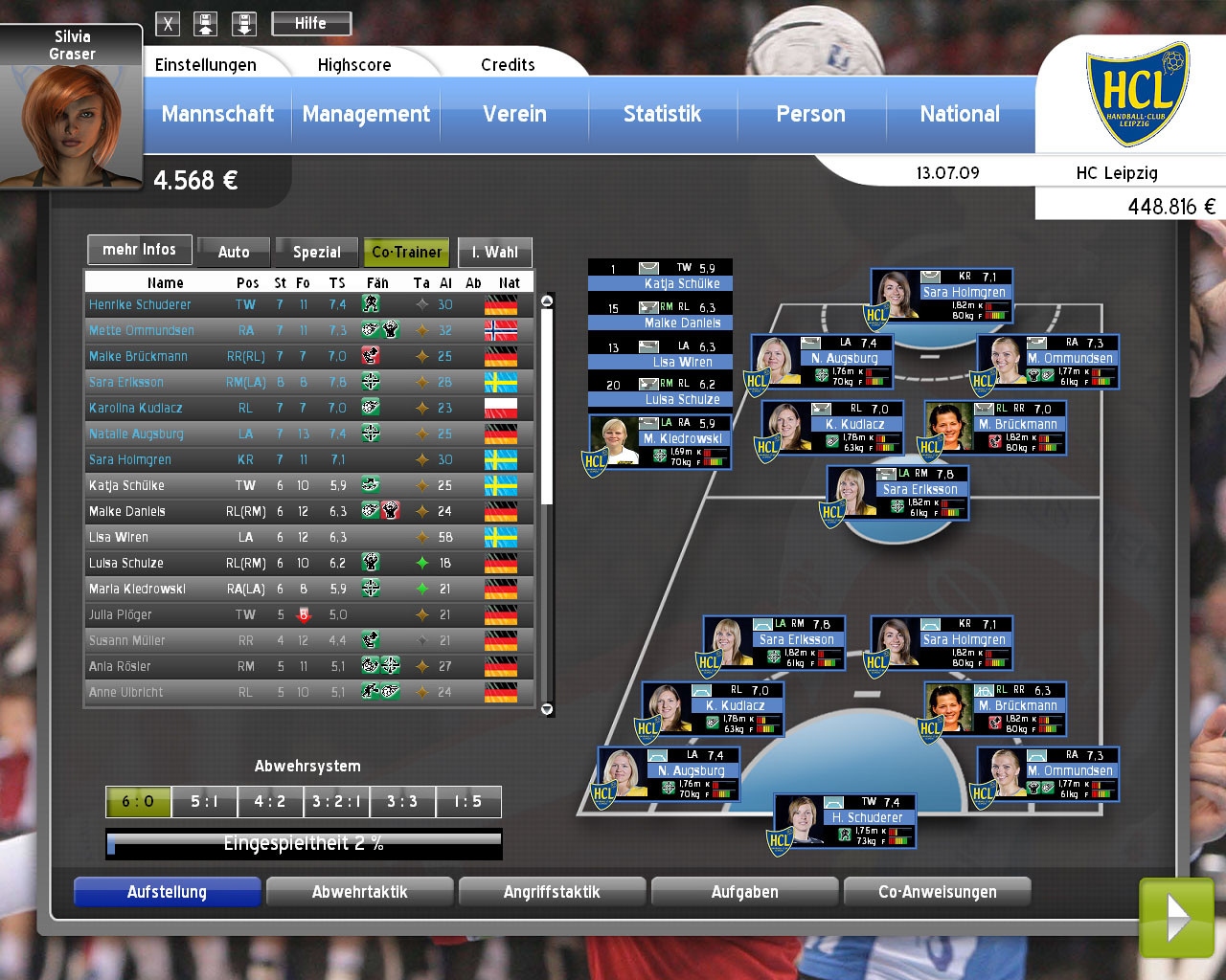 Handball Manager 2010 - кадр 3