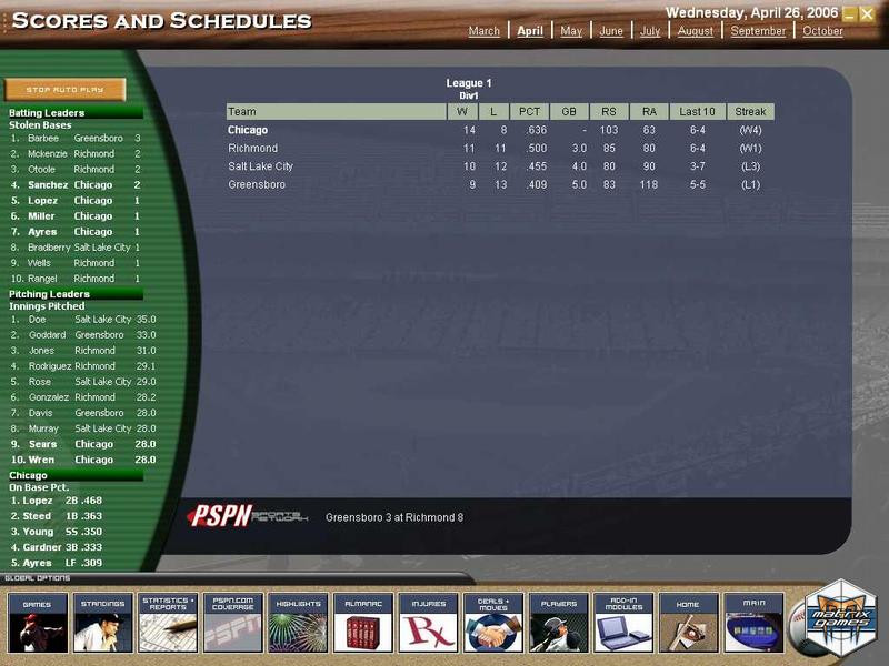 PureSim Baseball 2007 - кадр 1