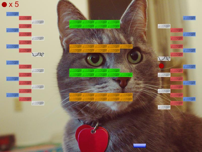 Block Breaker With Cats! (itch) - кадр 1