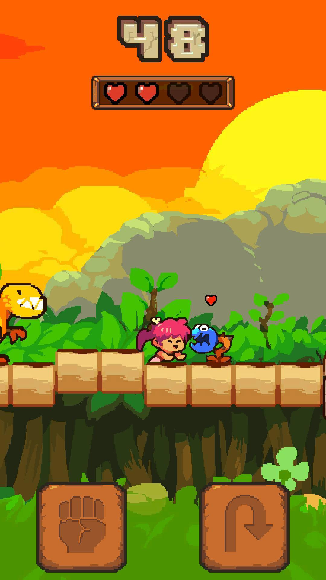 Sakura's Dino Jump (itch) - кадр 1