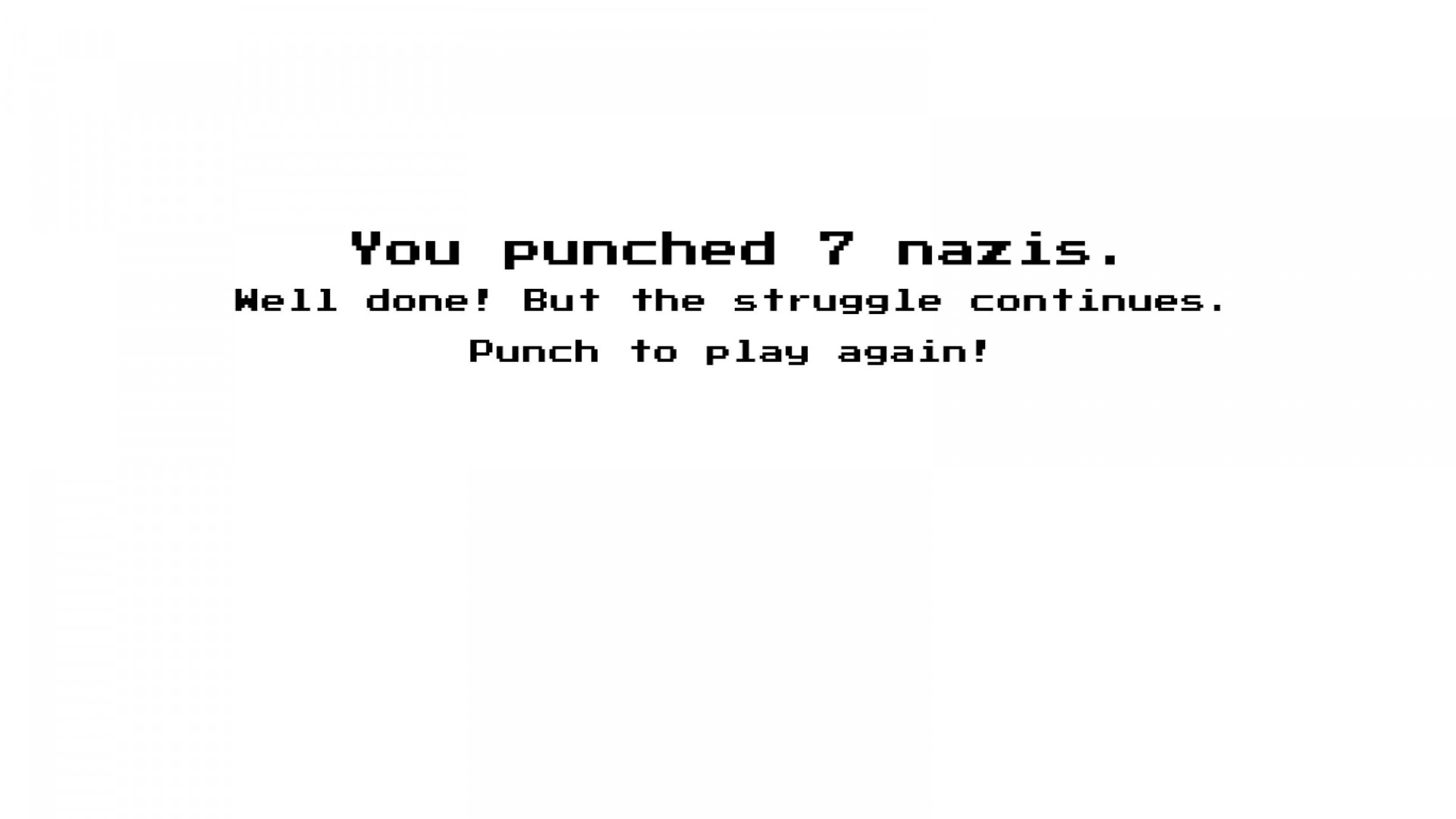 Punch-a-Nazi 3000 (itch) - кадр 1
