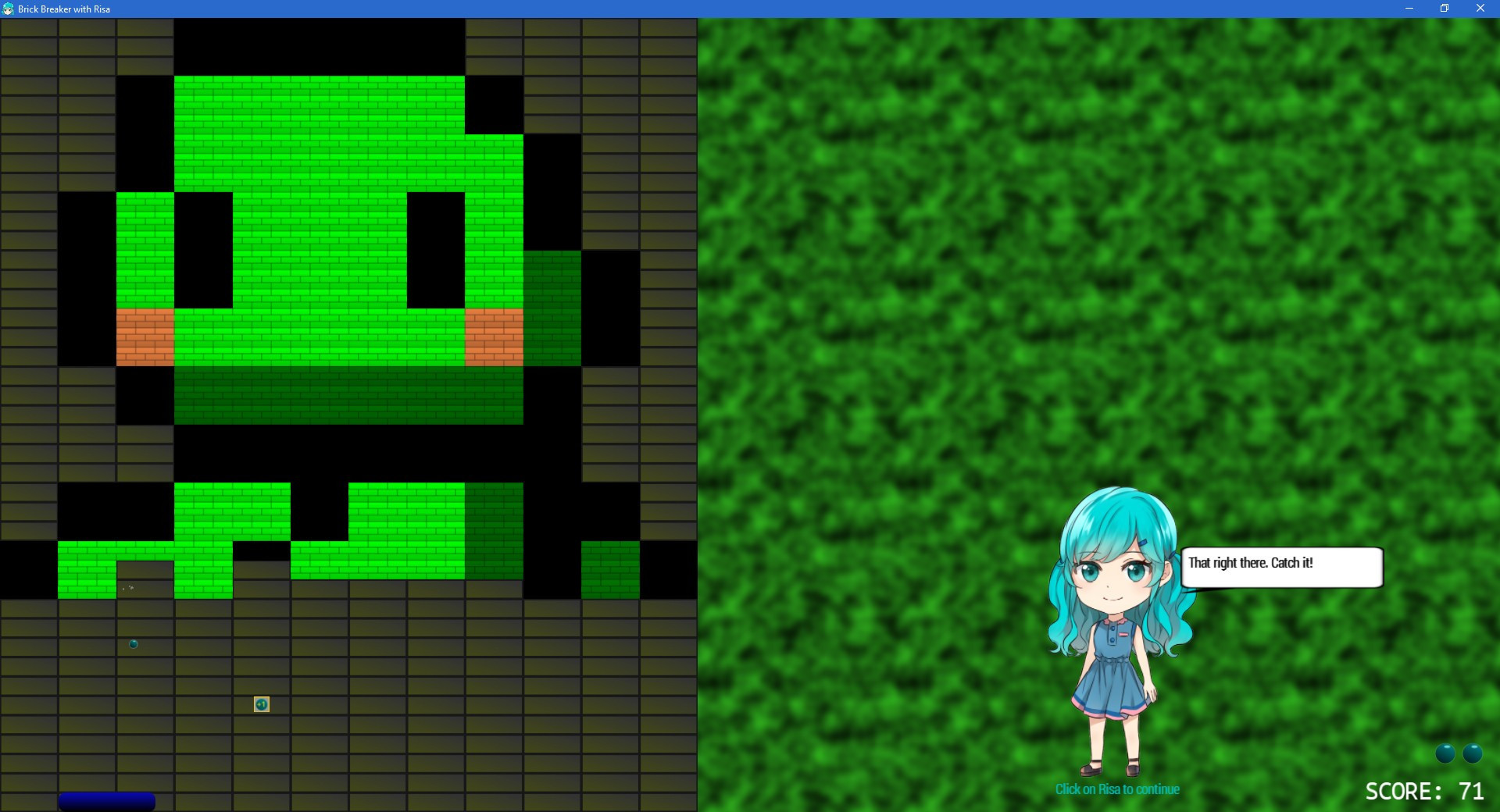 Brick Breaker with Risa - кадр 2