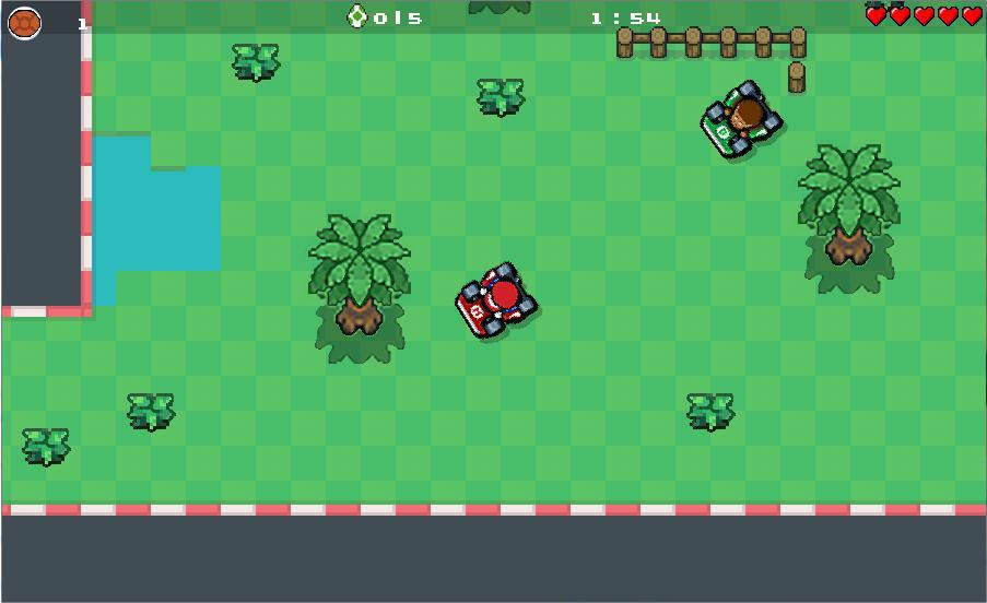 Mario Kart Open World 2D (itch) - кадр 1