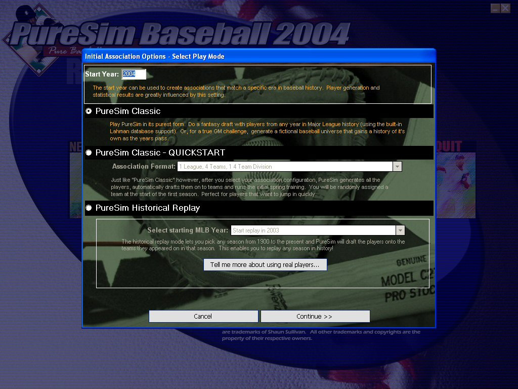 PureSim Baseball 2004 - кадр 4