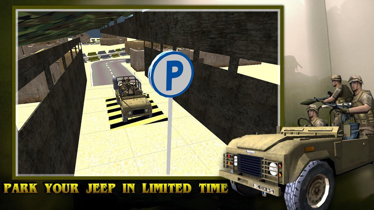 Military Jeep Parking (itch) - кадр 1